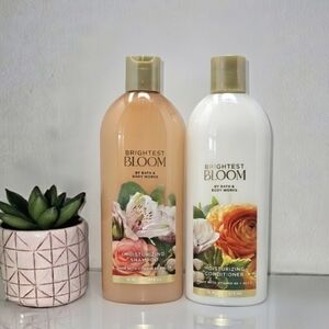 NEW Bath and Body Works Brightest Bloom Shampoo & Conditioner - 16oz